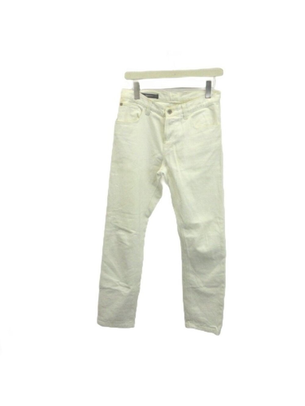 Gucci White Denim Pants Jeans Full Length Long YU